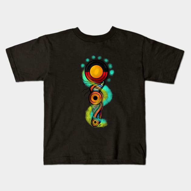 Aboriginal art 2 Kids T-Shirt by SpassaDazza